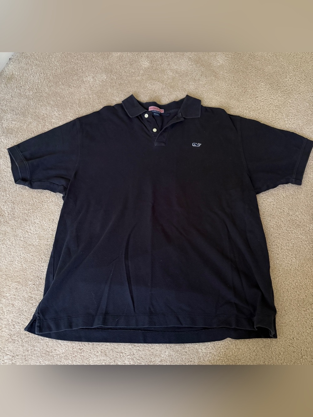 Vineyard Vines Men's Polo Black with Wake Forest Logo